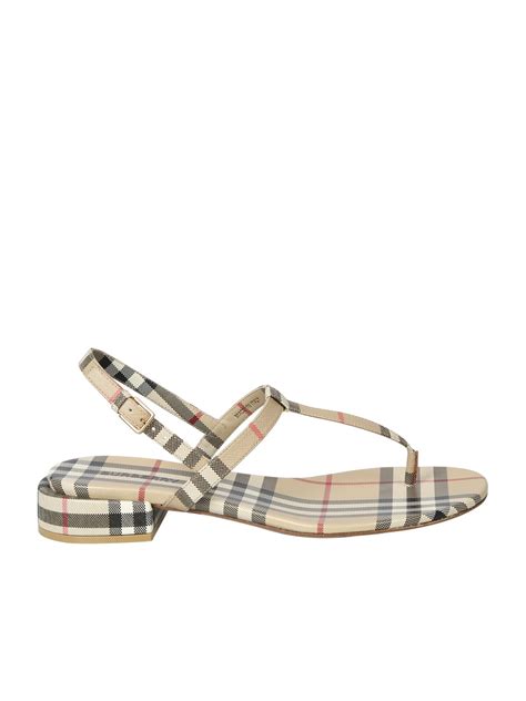 sandales burberry femme|burberry sandals on sale.